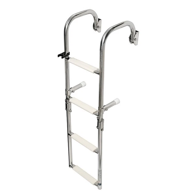 Échelle Pour Bateau Inoxydable 4 Marches Pliant Arquée 910 CM