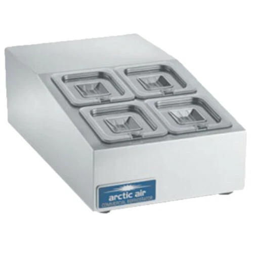 Arctic Air ACP4SQ Compact Refrigerated Countertop Pan Rail Arctic Air ACP4SQ Compact Refrigerated Countertop Pan Rail