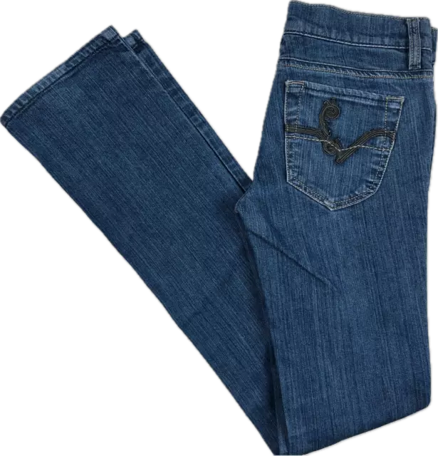 Diesel 'Liv' Slim Straight Embroidered Pocket Denim Jeans Size - 25/32