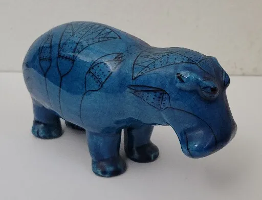 Metropolitan Museum Of Art MMA Blue William The Hippo Egyptian Pottery Figurine