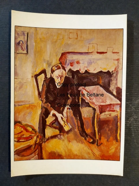 PORTRAIT DE FERNAND Fleuret FRIESZ Emile Othon peinture carte postale