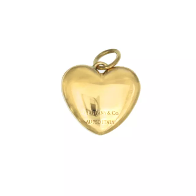 Tiffany & Co. 18k Rose Gold Heart Lock Sterling Silver Charm
