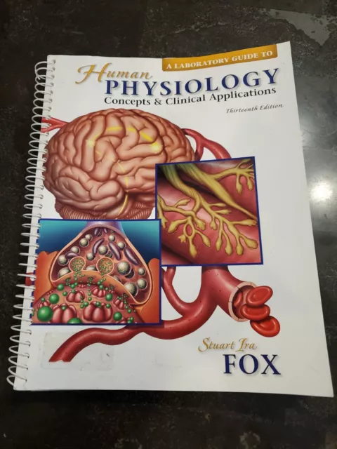 Laboratory Guide Accompany Human Physiology Spiral Stuart Fox No Writing Inside