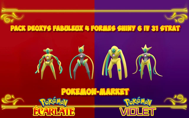 Pack Pokémon Ecarlate/Violet : Shifours 6IV LV100 + Master Ball (France)