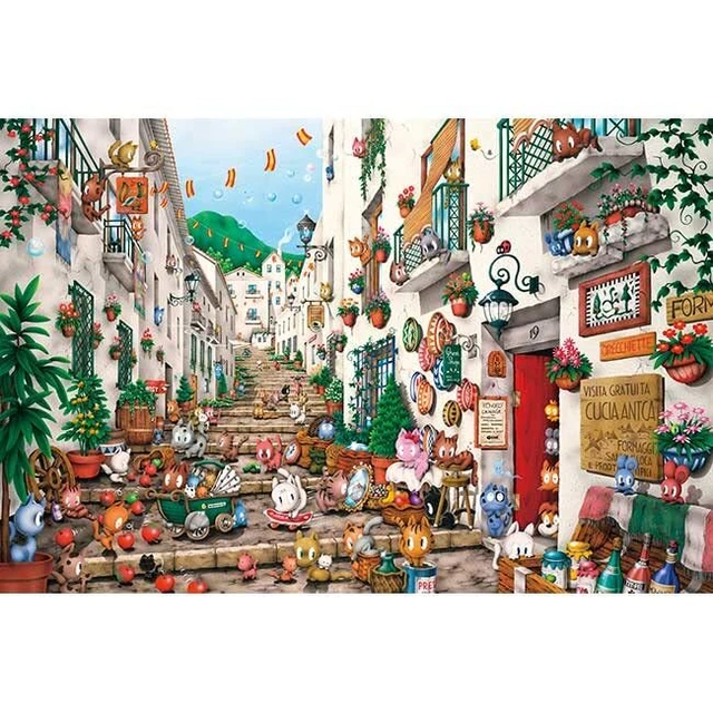 1000 Piece Puzzle Hiki Yoshioka Espana Cats 50 × 75cm