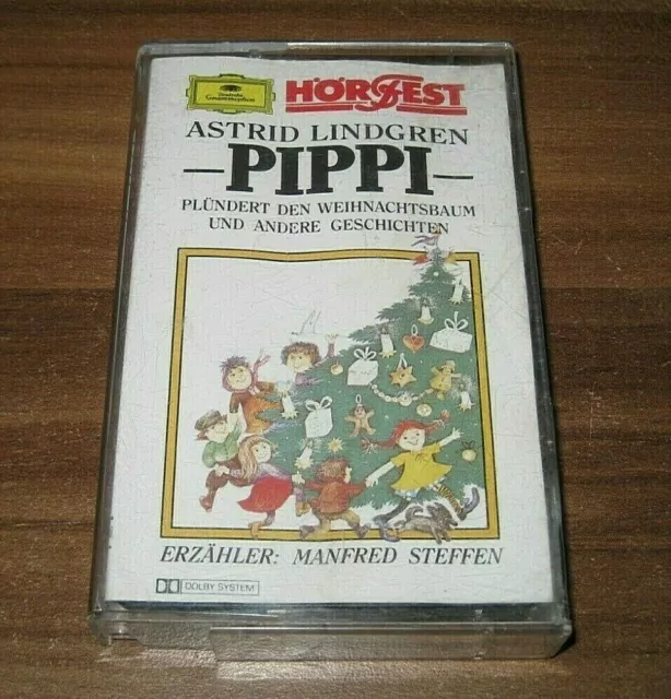 Pippi Calzelunghe Plündert Il Albero di Natale Polygram Play Radio Cassetta 1988