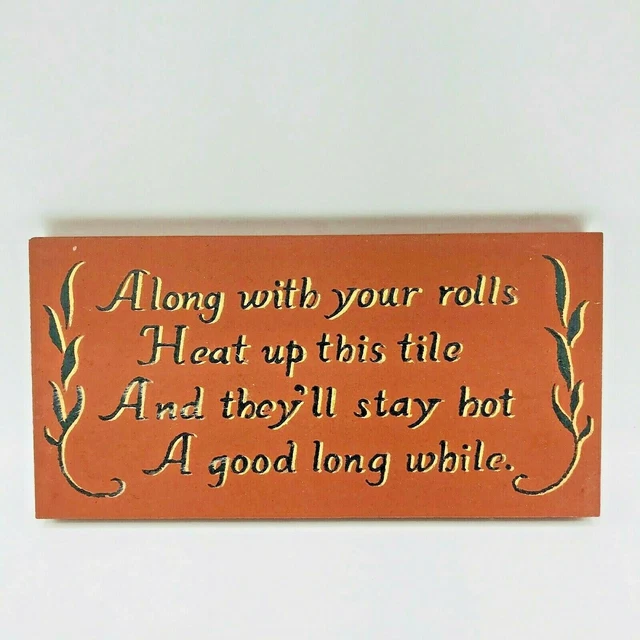 Terracotta Tile Bread Heat Up This Tile And They'll Stay Hot A Good Long While