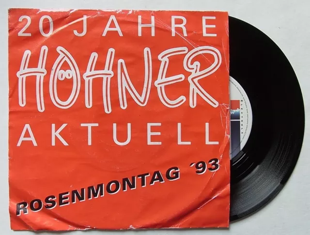 7" Vinyl Single : HÖHNER & TONI SCHUMACHER 'Nemm mich su wie ich ben' - Muster!