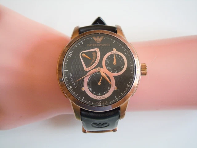 EMPORIO ARMANI AUTOMATIC Watch Type 4605 With Signs of Usage Men s