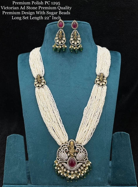 Indian Jewelry New Bollywood Bridal Style Fancy Necklace Fashion Set MA 412