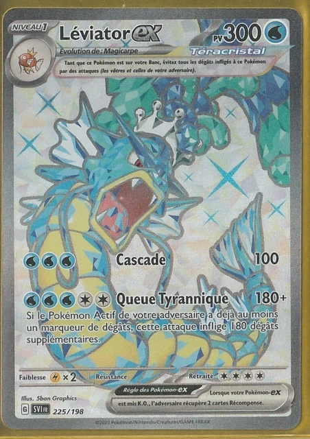 Léviator Ex 045/198 Téracristal - Coffret Ultraboost X Écarlate Et Violet 10 Cartes Pokémon Françaises