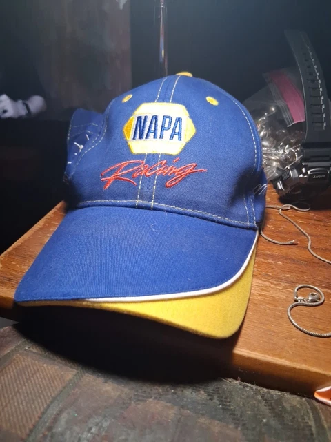 MARTIN TRUEX RON Capps Team NAPA Racing Adjustable Strapback Hat Blue ...