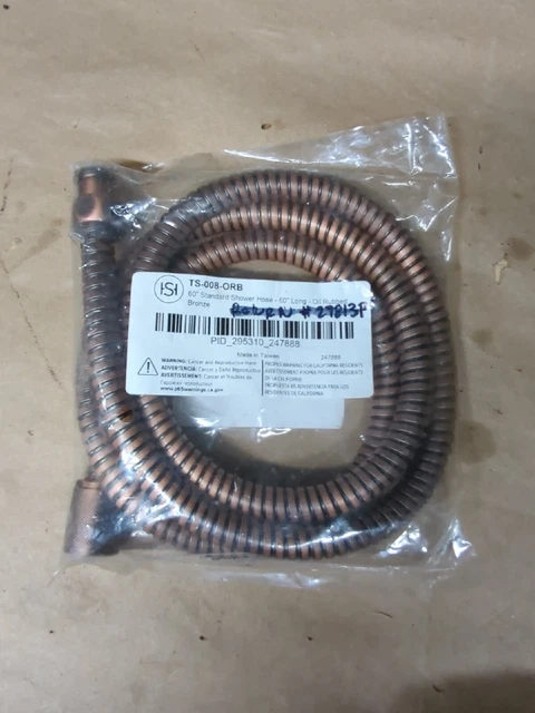 Signature Hardware 60" Standard Shower Hose Oil Rubbed Bronze TS-008-ORB