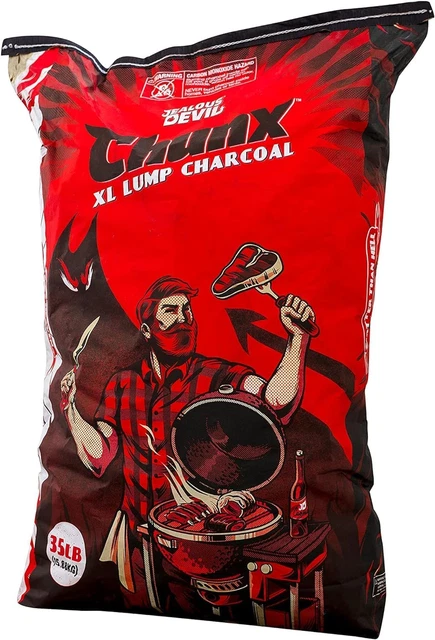 All Natural Hardwood Lump Charcoal, 15.8Kg (JDCHXXL35LBS)