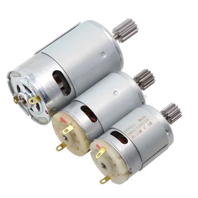 RS390 Elektromotor Getriebe 12V - Für Kinder Elektroautos & Motorräder
