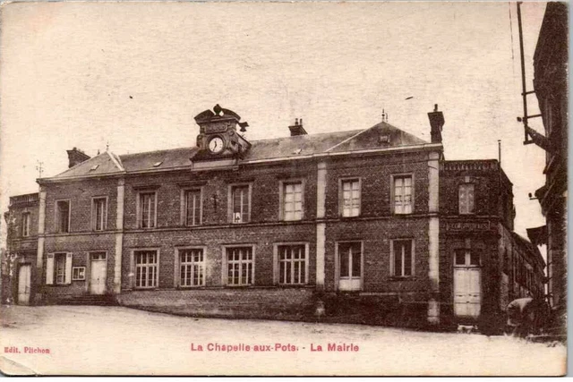 CPA 60 LA CHAPELLE AUX POTS la mairie (jpEB855)