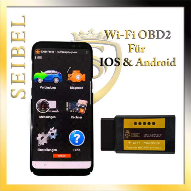 OBD2 KFZ Auto WI-FI Diagnosegerät Android & IOS Handy PC ADAPTER für Chevrolet