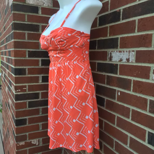 O'NEILL 9 women's dress Orange Color Spaghetti Strap Sundress Coverup 3