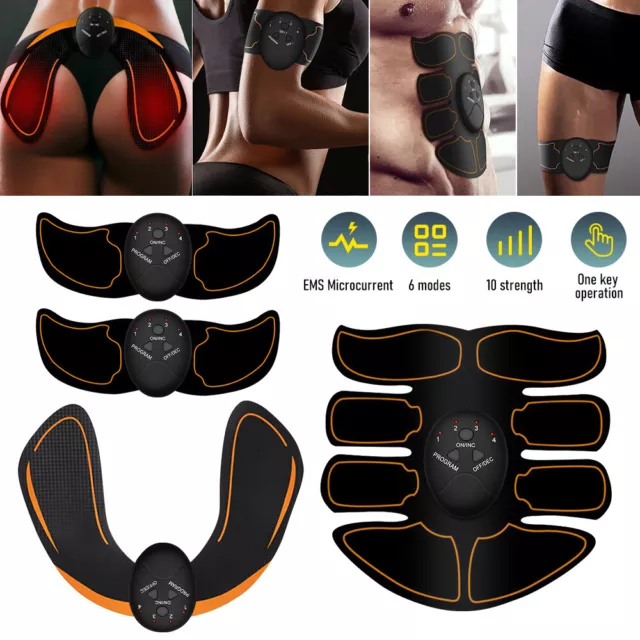 Ultimate EMS AB & Arms & Hips Muscle Simulator ABS Training Abdominal Trainer