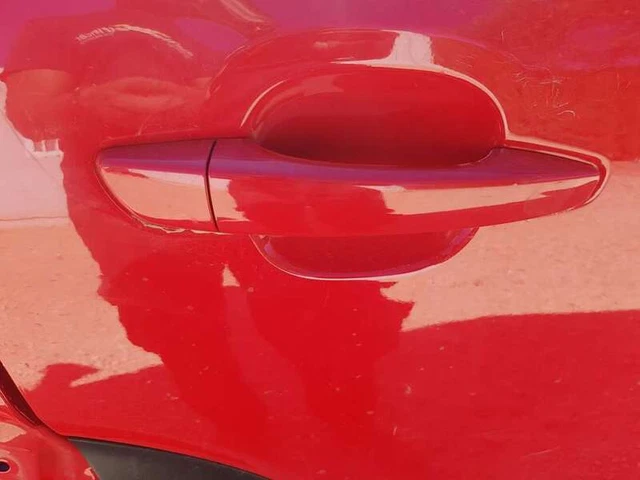 FOKAI 8 Pièces Sticker Poignée Porte Voiture, Pour Citroen C3 Aircross 2017-2022 Film Protection Fibre Carbone Anti Rayures