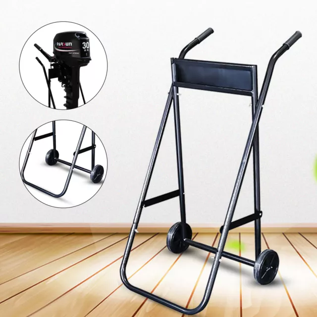 70kg Heavy Duty Outboard Boat Motor Stand Carrier Cart Dolly Trolley Transport