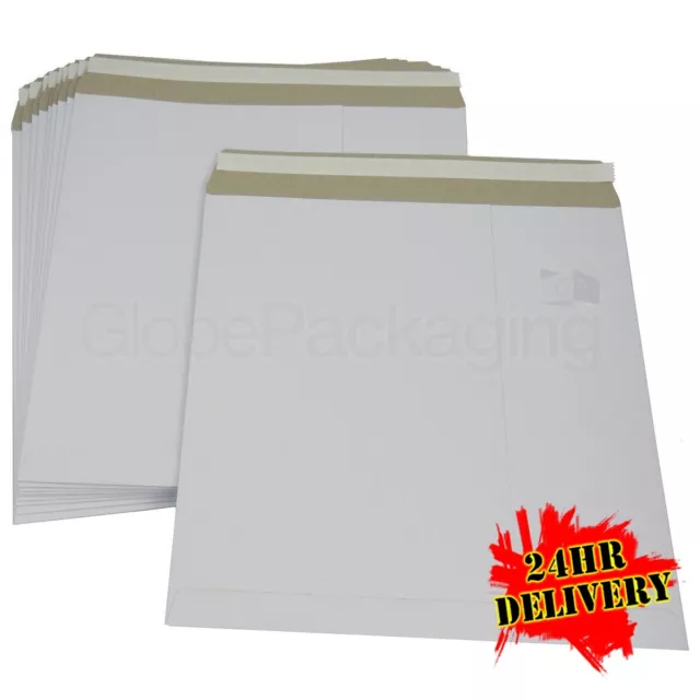 50 x 12" STRONG WHITE LP RECORD MAILERS ENVELOPES 24HR