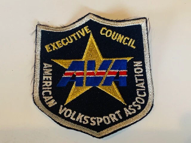 Advertising Patch Logo Emblem Sew vtg patches AVA Volkssport Council masonic mcm