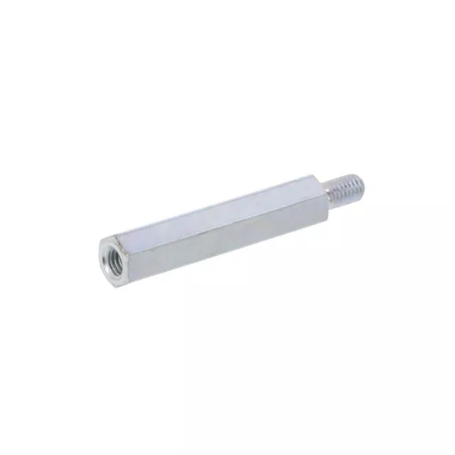 10X 223X25 spacer sleeve with thread inner weight: M3 25mm outer weight: M3 steel DREMEC