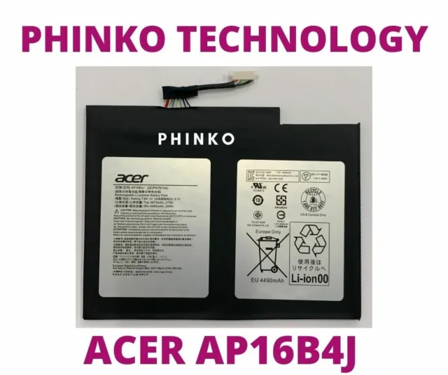 Acer Switch Alpha Battery  AP16B4J 12 SA5-271 Switch 5 SW512-52