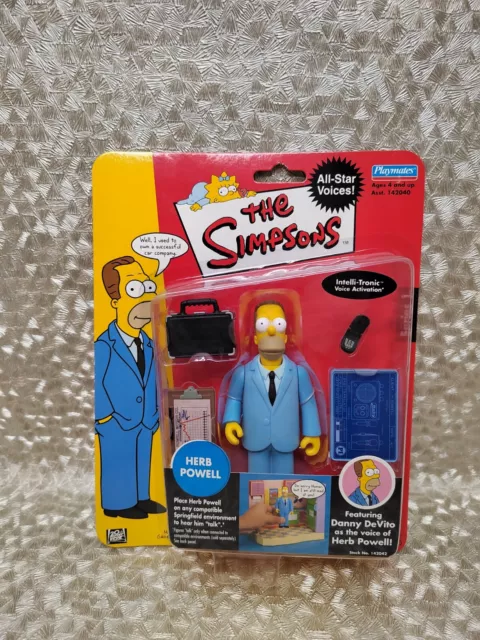 The Simpsons, World Of Springfield, Herb Powell Figure, Voice Interactive,
