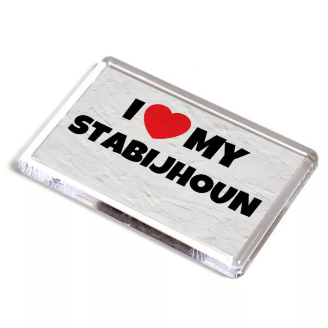 FRIDGE MAGNET - I Love My Stabijhoun - Pet Dog Breed Gift