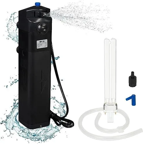 Esterilizador UV sumergible JUP-23 para acuario - cabezal de potencia de acuario 13W
