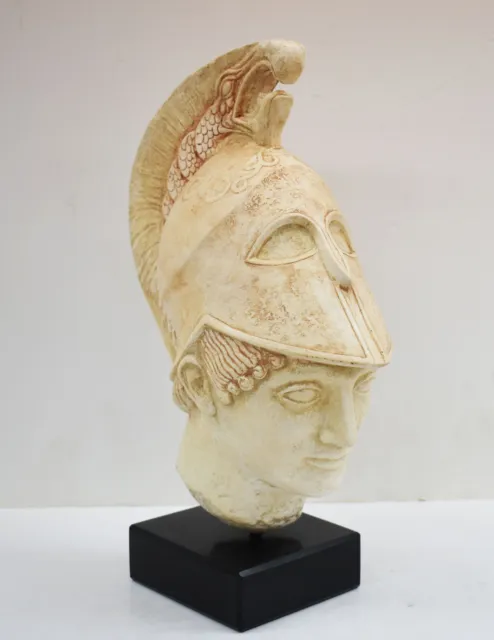 Ancient Greek Warrior sculpture - Trojan War bust - Homer iliad Mythology