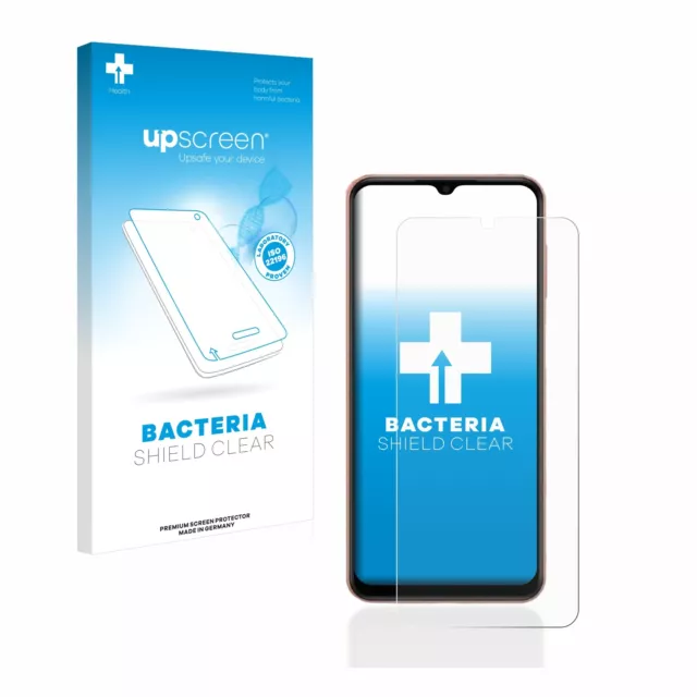 upscreen Schutzfolie für Samsung Galaxy F14 Anti-Bakteriell Displayfolie Klar