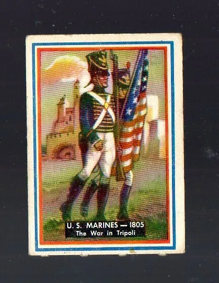 1953 Fighting Marines Card # 92 - TOPPS - Tripoli