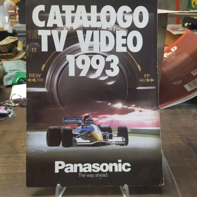 Catalogo Video panasonic 1993 videoregistratore televisione