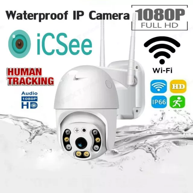 Telecamera Esterna Full Hd 1080P 2020 Wireless Ip Ptz Per Videosorveglianza Wifi