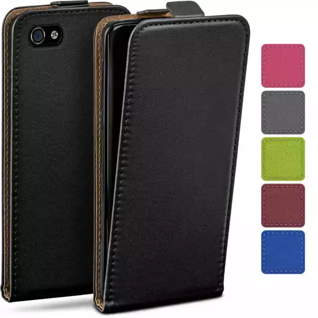 Hülle für Apple iPhone 4 Flip Case Klapp Handy Tasche 360 Grad Etui Schutzhülle