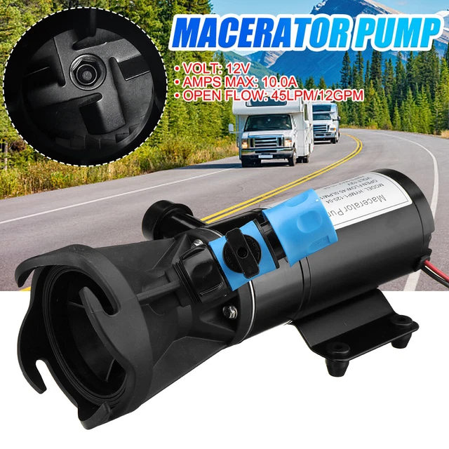 12V Sewerage Pump Macerator Water Pump For Waste Toilet Marine Boat Caravan RV