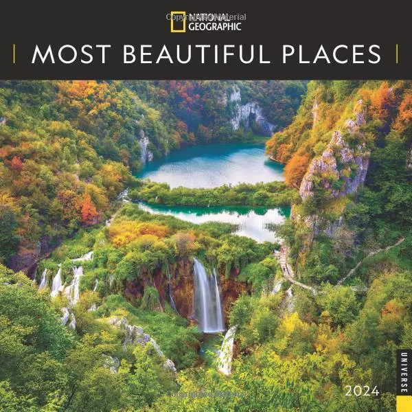 MOST BEAUTIFUL PLACES National Geographic2024 Wall CalendarBrand New