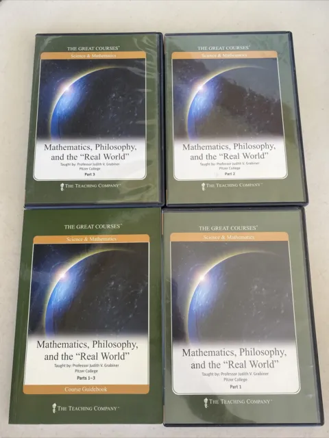 Great Courses DVD Mathematics Philosophy and the Real World Six Discs + Booklet