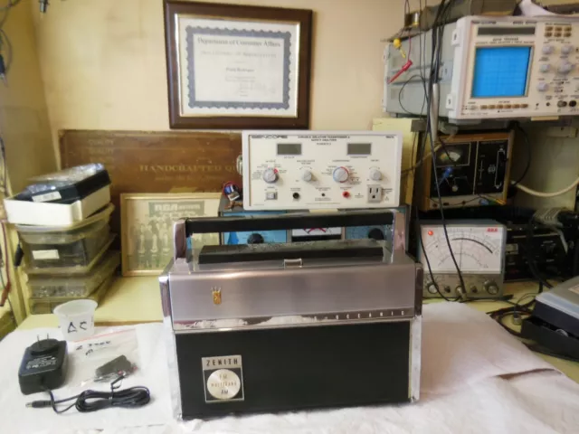 Zenith Trans-Oceanic1966,R-3000-1,From Nuvista 48 ,WNew Rechargeable Batt,Read!!