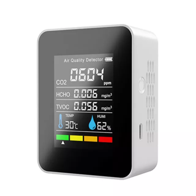 Carbon Dioxide Detector CO2 Smart Digital Meter Indoor Humidity Sensor Tester
