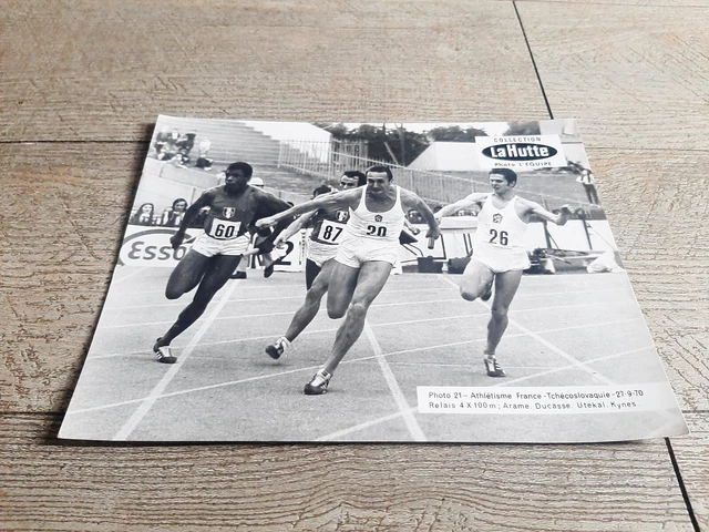 Photo Originale France-Tchécoslovaquie 1970 – Tirage Argentique L'Equipe / La Hutte