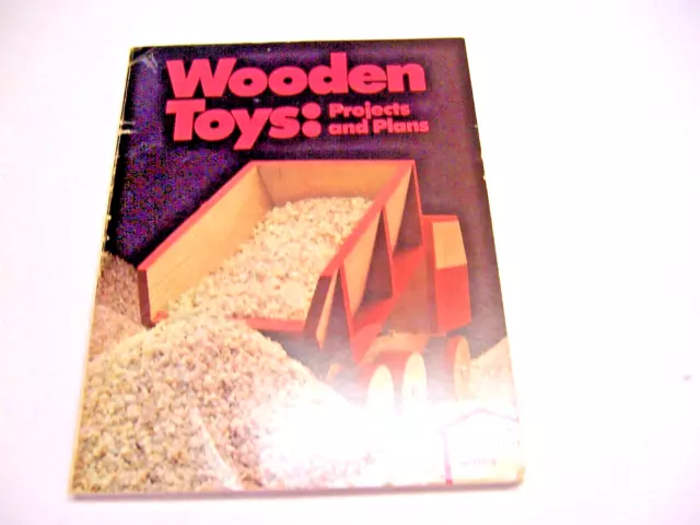 Juguetes, proyectos y planes de madera Softback 1983 #B55