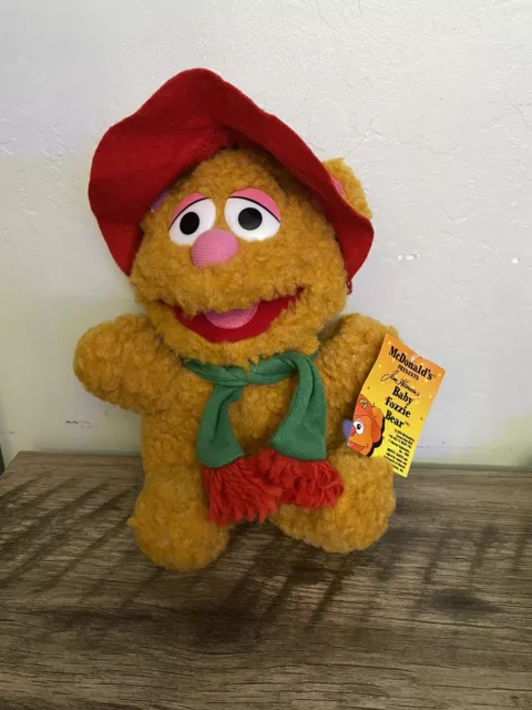 Baby Fozzie Bear McDonald's Presents Jim Henson Plush Teddy Bear Tag 1988