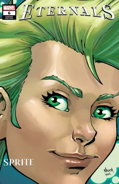 Eternals #6 Nauck Headshot Var Marvel Comics Comic Book