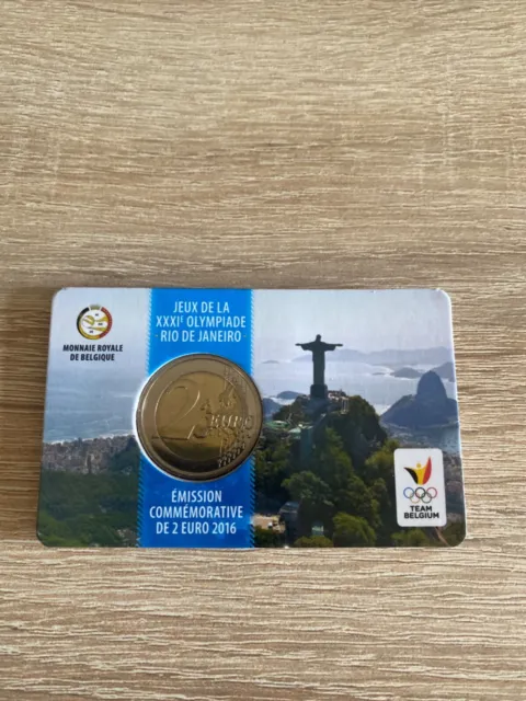 Monnaie royale de Belgique ,jeux olympique Rio de Janeiro émission commémorative