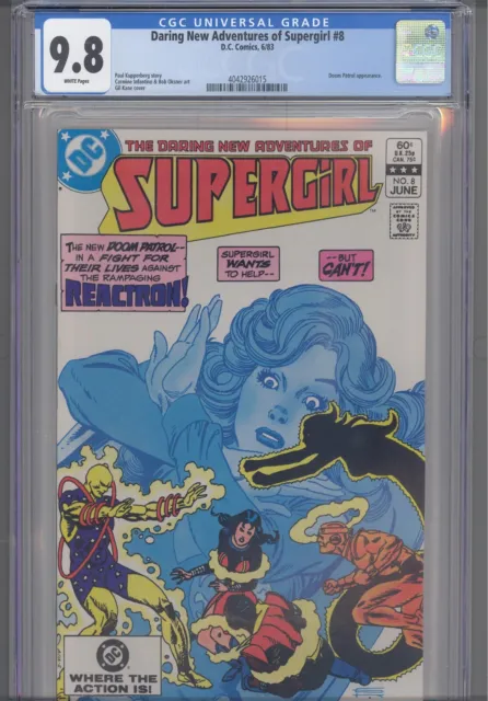 Daring New Adventures of Supergirl #8 CGC 9.8 DC 1983 Comics Gil Kane Cover
