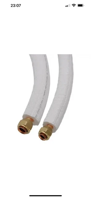Kit montaggio fai da te clima - 10mt rame 1/4 + 1/2 con basi a pavimento